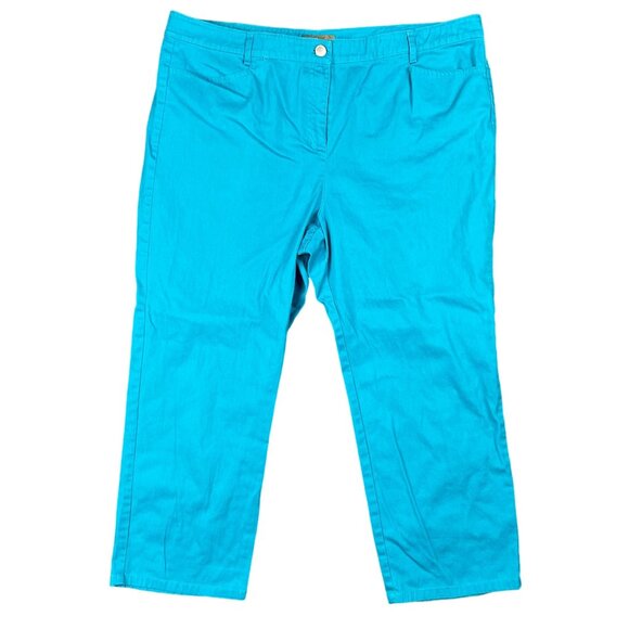 Peck & Peck Pants Womens 16 Work Office Capsule Everyday Casual Minimal Stretch - Picture 1 of 12